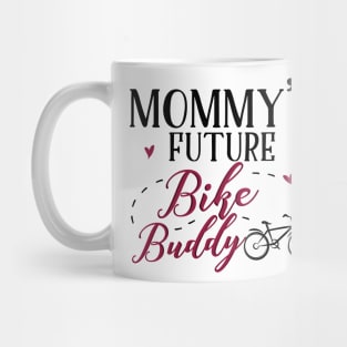 Bike Mom and Baby Matching T-shirts Gift Mug